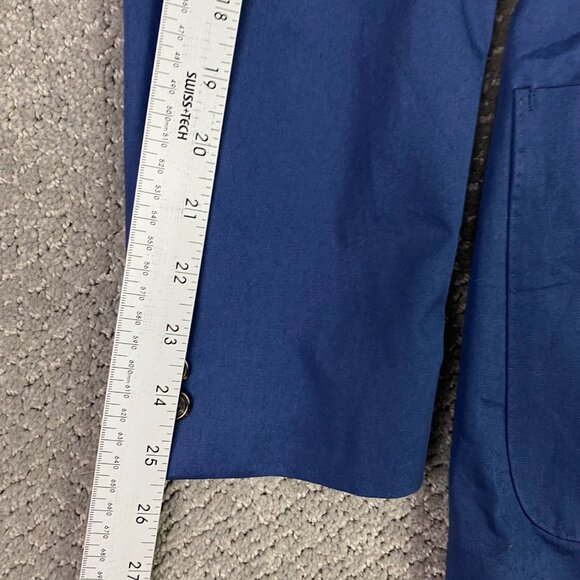 NWT J.CREW Ludlow Cotton Blazer Sport Coat Men's 36R Larusmiani Blue - Picture 13 of 15